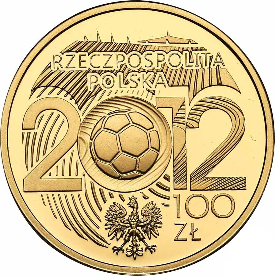 III RO. 100 złotych 2012 Mistrzostwa Europy w piłce nożnej 2012 Poland-Ukraine